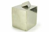 Shiny, Natural Pyrite Cube - Navajun, Spain #361959-1